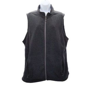 White Sierra Women's gray Vest full zip fleece size 2X